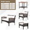 Costway 7PCS Patio Rattan Furniture Set Cushioned Loveseat Sofa Ottoman Table
